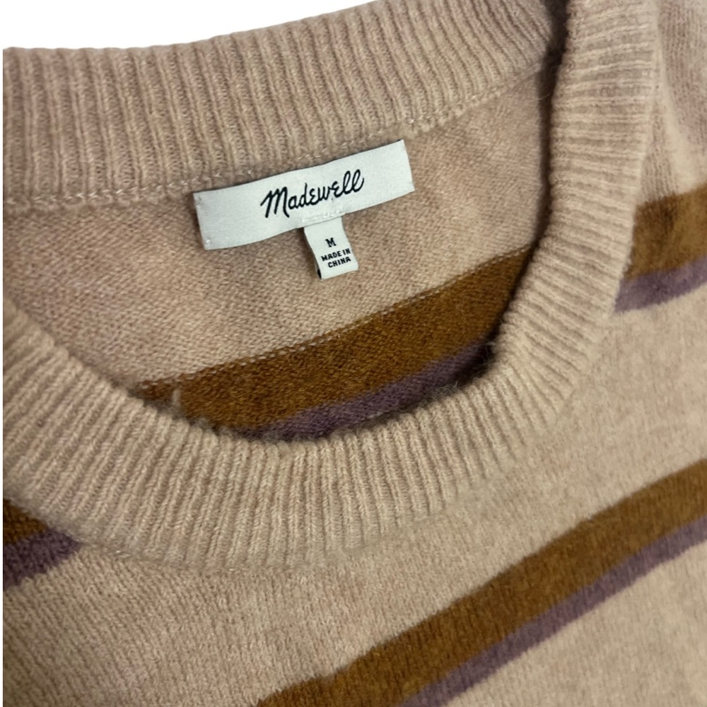 Madewell Westlake Striped Pullover Sweater - Picture 2 of 7